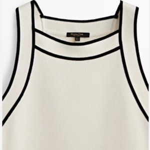 Zara Top With Contrast Straps